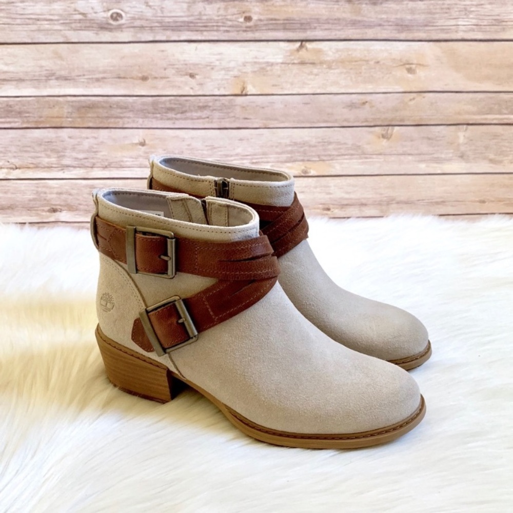 Timberland Sutherlin Bay Cross Strap Ankle Boots - Picture 2 of 8